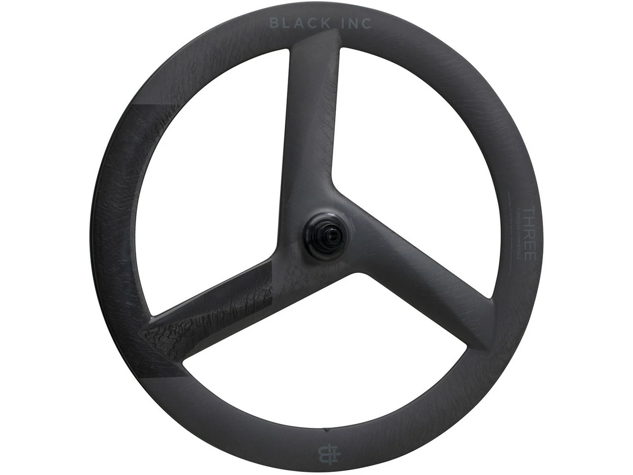 Black Inc Three Disc Center Lock Carbon 28" Laufrad 2 Black Inc Three Disc Center Lock Carbon 28" Laufrad – Bild 2